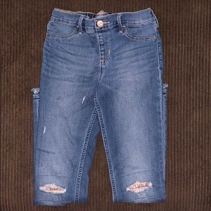Abercrombie Girls Ripped Pull On Jean Legging